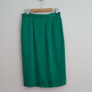 Studio Green Midi Pencil Skirt